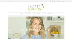 Desktop Screenshot of ihartnutrition.com