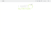 Tablet Screenshot of ihartnutrition.com